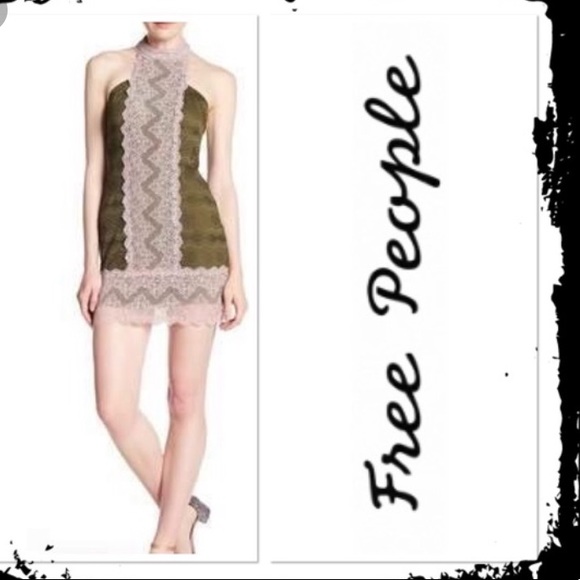 NWOT Free People Natasha Lace Bodycon Dress - Picture 5 of 8